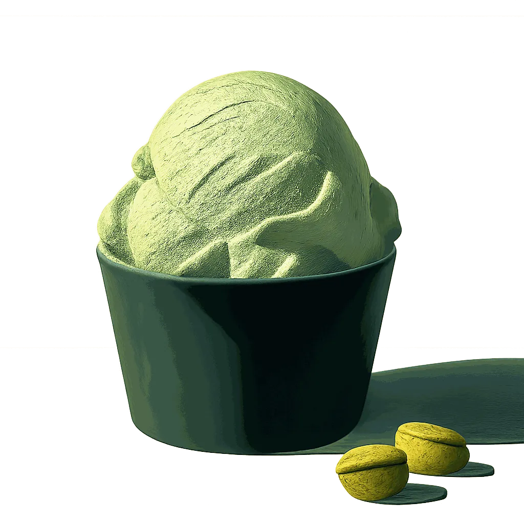 Pistachio ice cream